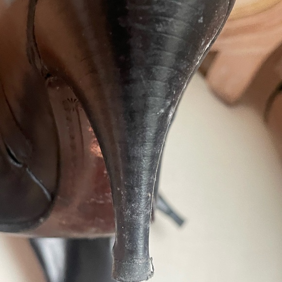 COSTUME NATIONAL Black leather boots - Picture 11 of 11